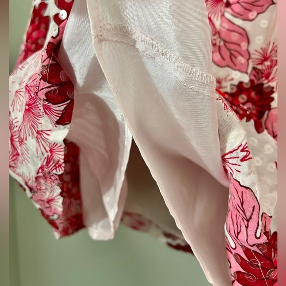 EUC VTG Anthropologie RUTH Sequins Denim Skirt Sz M - Picture 9 of 12